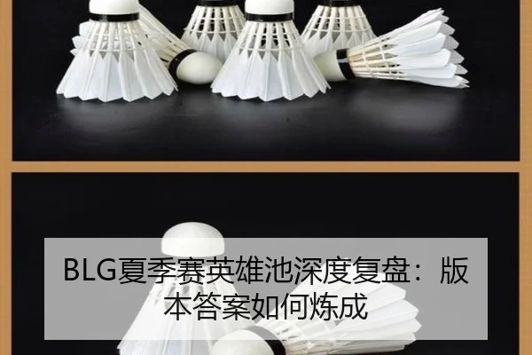 BLG夏季赛英雄池深度复盘：版本答案如何炼成